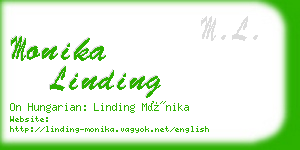 monika linding business card
